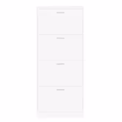 ) New Wood Shoe Cabinet 5Drawer Organiser Furniture Multi Colours Multi Sizes - White, 59 x 17 x 150 cm (W x D x H - Additional view 5