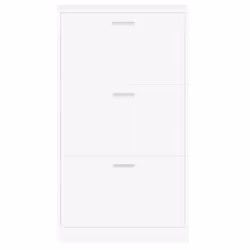 ) New Wood Shoe Cabinet 5Drawer Organiser Furniture Multi Colours Multi Sizes - White, 59 x 17 x 108 cm (W x D x H - Additional view 5