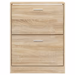 ) New Wood Shoe Cabinet 5Drawer Organiser Furniture Multi Colours Multi Sizes - Oak, 59 x 17 x 81 cm (W x D x H - Additional view 4