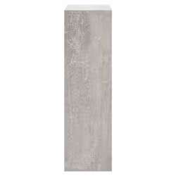 ) New Wood Shoe Cabinet 2Drawer Storage Cupboard Rack Shelf Multi Colours/Sizes - Concrete grey, 63 x 24 x 81 cm (W x D x H - Additional view 4