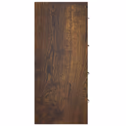 vidaXL Sideboard with 4 Drawers Storage Organiser Cupboard Console Cabinet - Smoked oak - Additional view 4