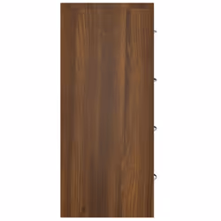 vidaXL Sideboard with 4 Drawers Storage Organiser Cupboard Console Cabinet - Brown oak - Additional view 4