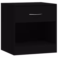 VidaXL 342583 nightstand/bedside table Black - Additional view 6