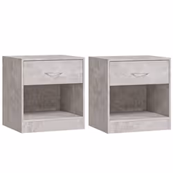 VidaXL 342584, Concrete colour, Wood, 365 mm, 305 mm, 380 mm, 1 pc(s)