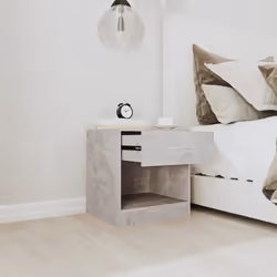 VidaXL 342584 nightstand/bedside table Concrete colour - Additional view 4