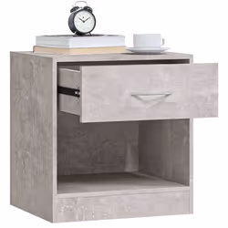VidaXL 342584 nightstand/bedside table Concrete colour - Additional view 5