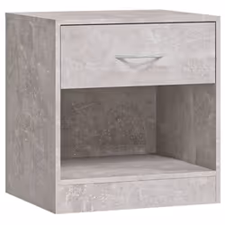 VidaXL 342584 nightstand/bedside table Concrete colour - Additional view 6