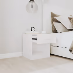 VidaXL 342585 nightstand/bedside table White - Additional view 4