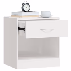 VidaXL 342585 nightstand/bedside table White - Additional view 5