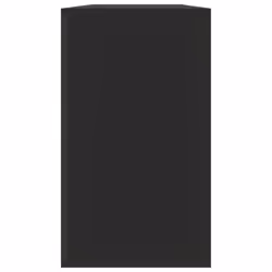 Shoe Cabinet Storage Organiser Stand Entryway Hall Rack MDF Multi Colours - Black - Additional view 6