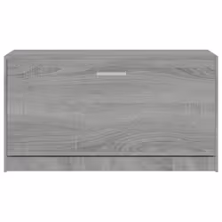 Shoe Cabinet Storage Organiser Stand Entryway Hall Rack MDF Multi Colours - Grey sonoma - Additional view 4