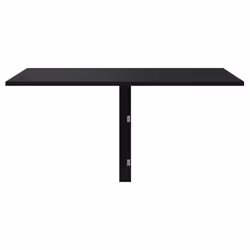 vidaXL Folding Wall Table Office Bedroom Computer Writing Desk Multi Colours - Black - Additional view 2