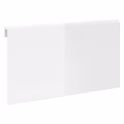 vidaXL Folding Wall Table Office Bedroom Computer Writing Desk Multi Colours - High gloss white - Additional view 4