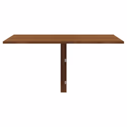 vidaXL Folding Wall Table Office Bedroom Computer Writing Desk Multi Colours - Brown oak - Additional view 2