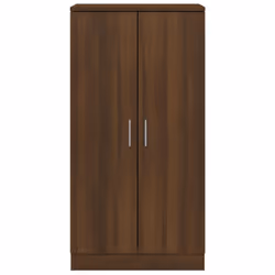vidaXL Shoe Cabinet 7 Shelves Rack Home Cupboard Footwear Stand Multi Colours - brown oak - Additional view 4