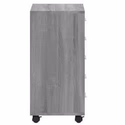 vidaXL Drawer Cabinet with Castors Grey Sonoma Engineered Wood Drawer Chest - Additional view 7
