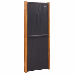 vidaXL Room Divider Wall Partition Screen Panel Room Separator Privacy Screen - black, 210 x 180 cm - Additional view 5