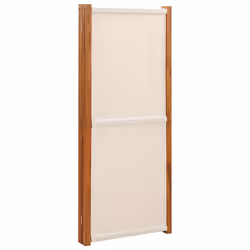 vidaXL Room Divider Wall Partition Screen Panel Room Separator Privacy Screen - cream white, 280 x 180 cm - Additional view 5