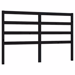 VidaXL 817634, Black, Pinewood, 1260 mm, 100 cm, 40 mm