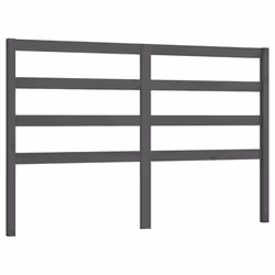 VidaXL 817652, Grey, Pinewood, 1660 mm, 100 cm, 40 mm