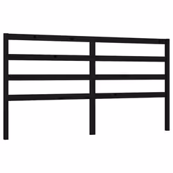 VidaXL 817659, Black, Pinewood, 1860 mm, 100 cm, 40 mm