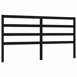 VidaXL 817664, Black, Pinewood, 2060 mm, 100 cm, 40 mm