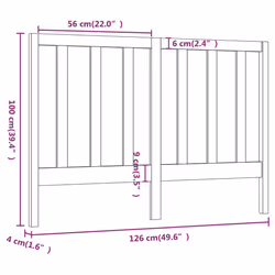 VidaXL 817683 headboard/footboard Brown - Additional view 6