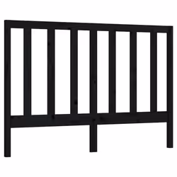 VidaXL 817684, Black, Pinewood, 1260 mm, 100 cm, 40 mm