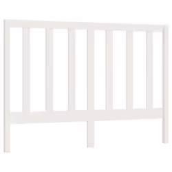 vidaXL Solid Wood Pine Bed Headboard Home Wooden Furniture Multi Colours/Sizes - white, 146 x 4 x 100 cm