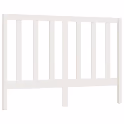 vidaXL Solid Wood Pine Bed Headboard Home Wooden Furniture Multi Colours/Sizes - white, 146 x 4 x 100 cm