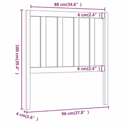 VidaXL 817720 headboard/footboard - Additional view 6