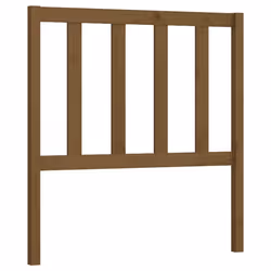 vidaXL Solid Wood Pine Bed Headboard Bedroom Furniture Multi Colours/Sizes - honey brown, 96 x 4 x 100 cm - Additional view 2