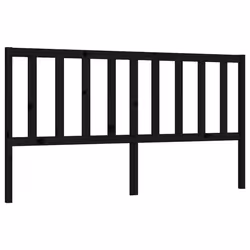 VidaXL 817759, Black, Pinewood, 1860 mm, 100 cm, 40 mm