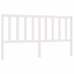 VidaXL 817761, White, Pinewood, 2060 mm, 100 cm, 40 mm