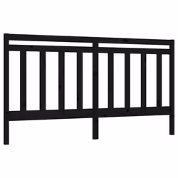 VidaXL 817814, Black, Pinewood, 2060 mm, 100 cm, 40 mm