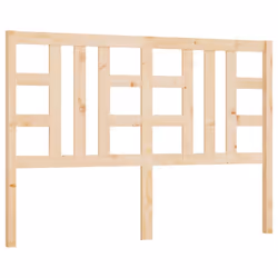 vidaXL Bed Headboard Home Bedroom Decorative Bed Header Panel Solid Wood Pine - brown, 141 x 4 x 100 cm - Additional view 2