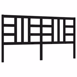 VidaXL 817864, Black, Pinewood, 2060 mm, 100 cm, 40 mm