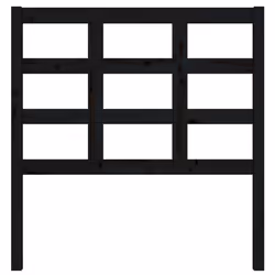 VidaXL 817874 headboard/footboard Black