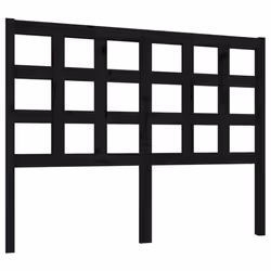 VidaXL 817884, Black, Pinewood, 1255 mm, 100 cm, 40 mm