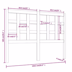VidaXL 817885 headboard/footboard - Additional view 6