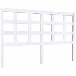 VidaXL 817896, White, Pinewood, 1560 mm, 100 cm, 40 mm