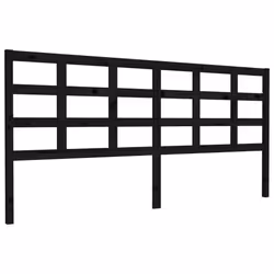 VidaXL 817914, Black, Pinewood, 2055 mm, 100 cm, 40 mm