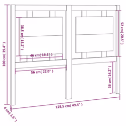 VidaXL 817930 headboard/footboard - Additional view 6