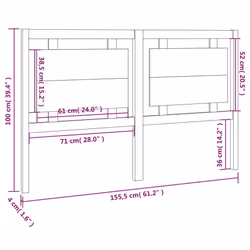 VidaXL 817945 headboard/footboard - Additional view 6