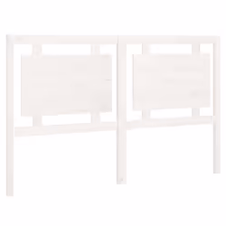 VidaXL 817946, White, Pinewood, 1555 mm, 100 cm, 40 mm