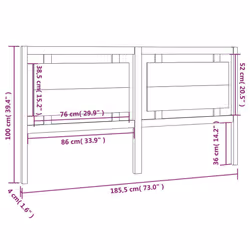 VidaXL 817955 headboard/footboard - Additional view 6