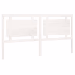 VidaXL 817956, White, Pinewood, 1855 mm, 100 cm, 40 mm