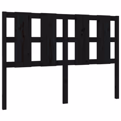 VidaXL 817984, Black, Pinewood, 1255 mm, 100 cm, 40 mm