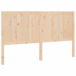 vidaXL Bed Headboard Home Bedroom Decorative Bed Header Panel Solid Wood Pine - brown, 125.5 x 4 x 100 cm - Additional view 2