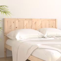 vidaXL Bed Headboard Home Bedroom Decorative Bed Header Panel Solid Wood Pine - brown, 125.5 x 4 x 100 cm - Additional view 3